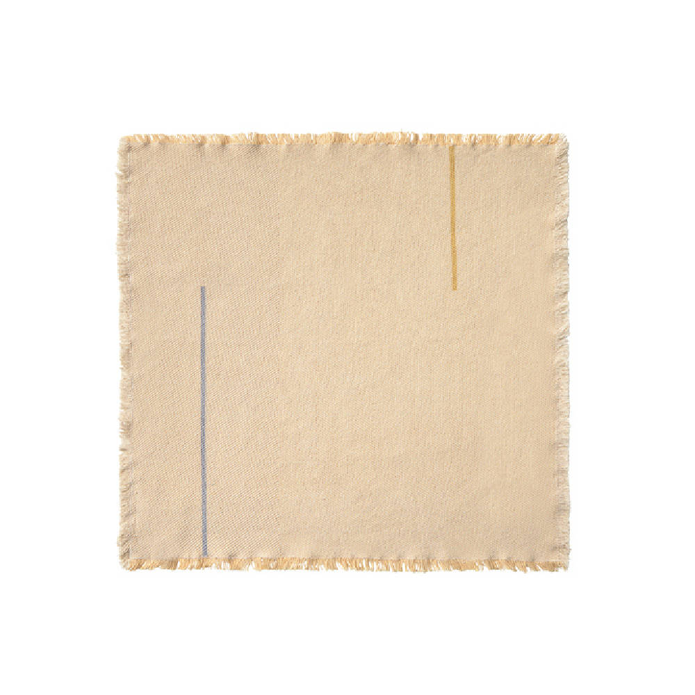 <strong>Lorena Canals</strong> <BR> Set van 4 Servetten Vertical <BR> Natural <BR> 45x45 cm - Afbeelding 3