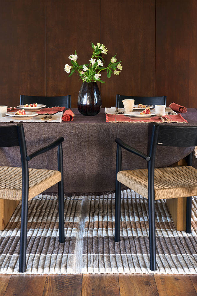 <strong>Lorena Canals</strong> <BR> Tafelkleed Vertical <BR> Coffeebean <BR> 250x170 en 350x170 cm - Afbeelding 4