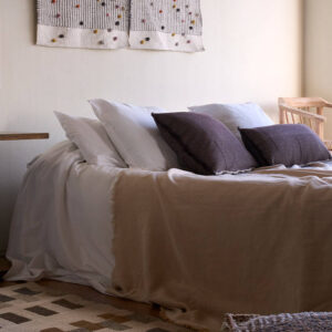<strong>Lorena Canals</strong> <BR> Vierkant Kussen Vertical <BR> Coffeebean <BR> 45x45 cm - Afbeelding 5
