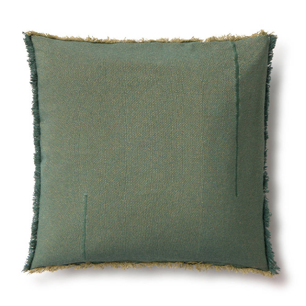 <strong>Lorena Canals</strong> <BR> Vierkant Kussen Vertical <BR> Duck Green <BR> 45x45 cm