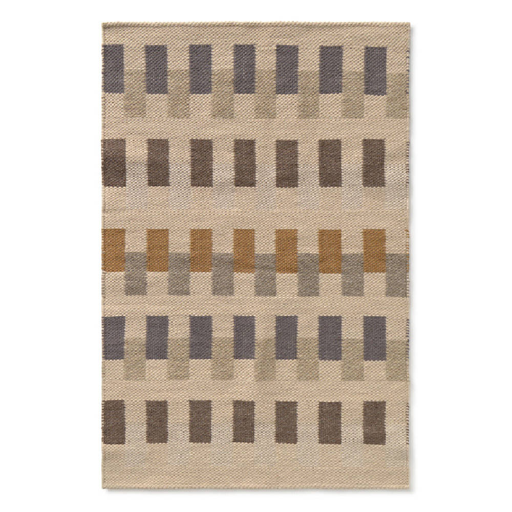 <strong>Lorena Canals</strong> <BR> Vloerkleed Handloom Intersecting <BR> Natural <BR> 130x86 cm