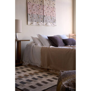 <strong>Lorena Canals</strong> <BR> Vloerkleed Handloom Intersecting <BR> Natural <BR> 130x86 cm - Afbeelding 2