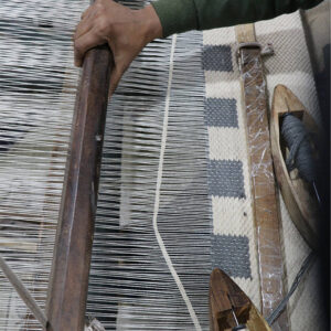 <strong>Lorena Canals</strong> <BR> Vloerkleed Handloom Intersecting <BR> Natural <BR> 130x86 cm - Afbeelding 4