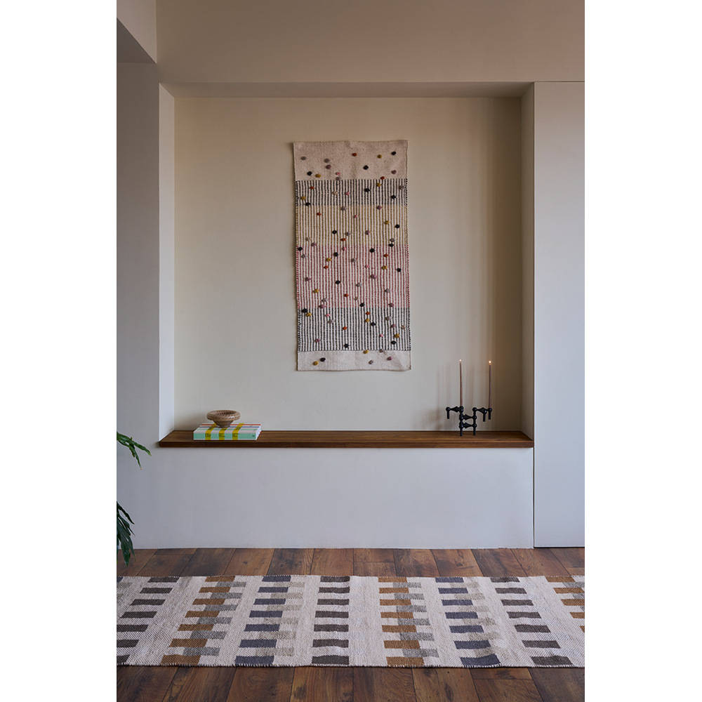 <strong>Lorena Canals</strong> <BR> Vloerkleed Runner Handloom Intersecting <BR> Natural <BR> 230x80 cm - Afbeelding 2