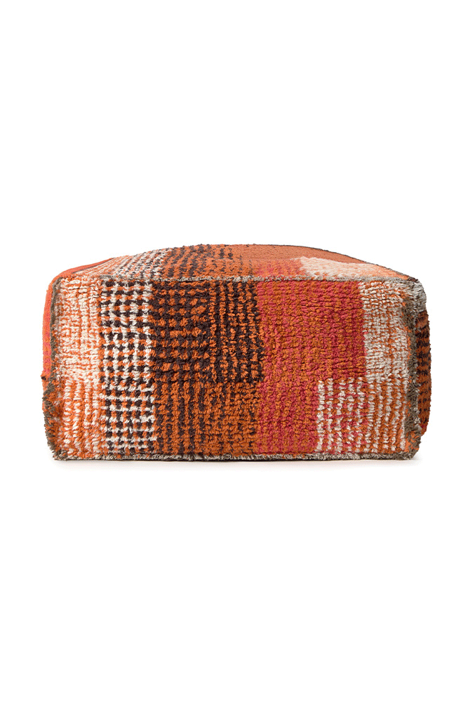 <strong>Lorena Canals</strong> <BR> Omkeerbare Poef Hocker City <BR> Maple Red <BR> 54x54x27 cm