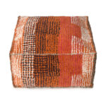 <strong>Lorena Canals</strong> <BR> Omkeerbare Poef Hocker City <BR> Maple Red <BR> 54x54x27 cm