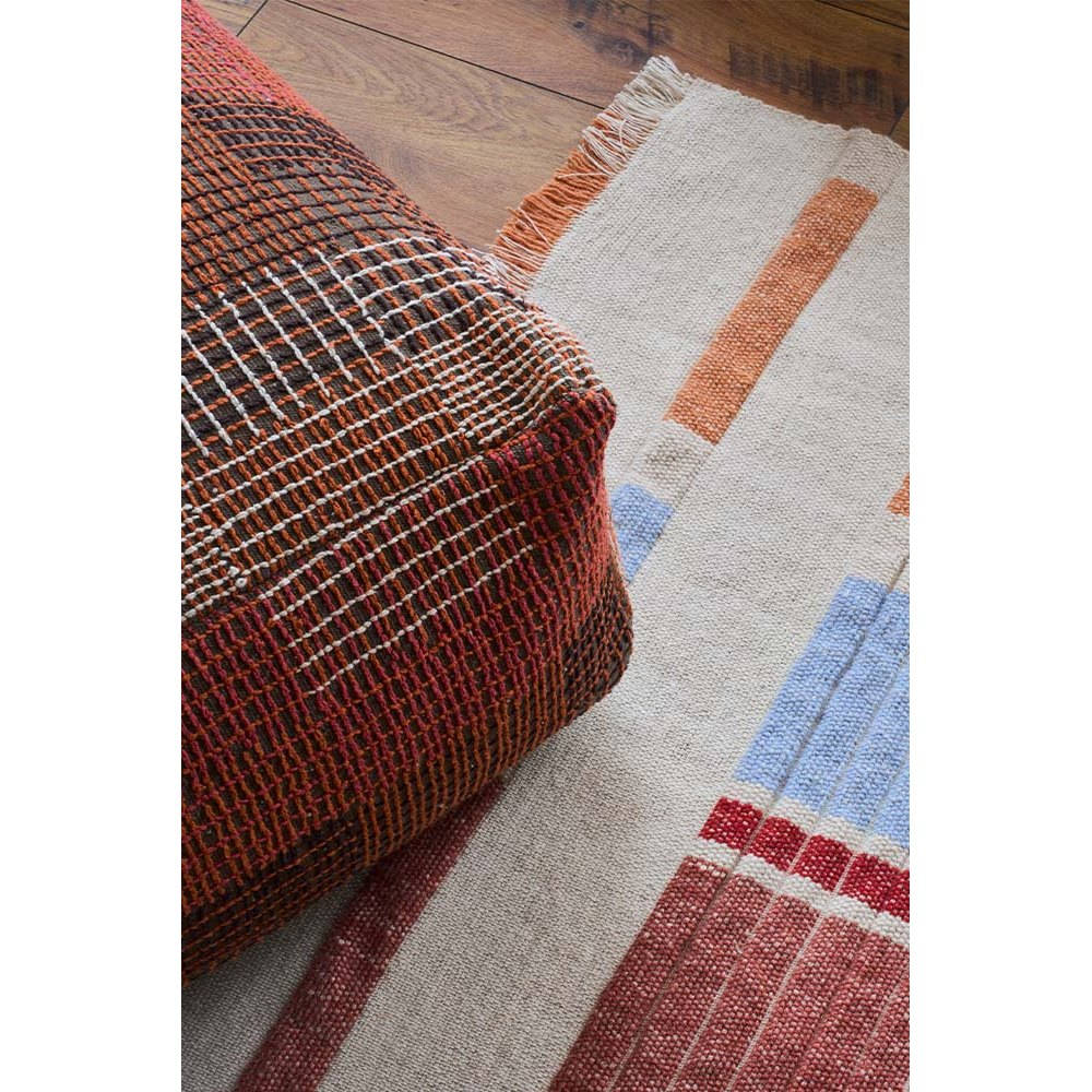 <strong>Lorena Canals</strong> <BR> Omkeerbare Poef Hocker City <BR> Maple Red <BR> 54x54x27 cm - Afbeelding 3