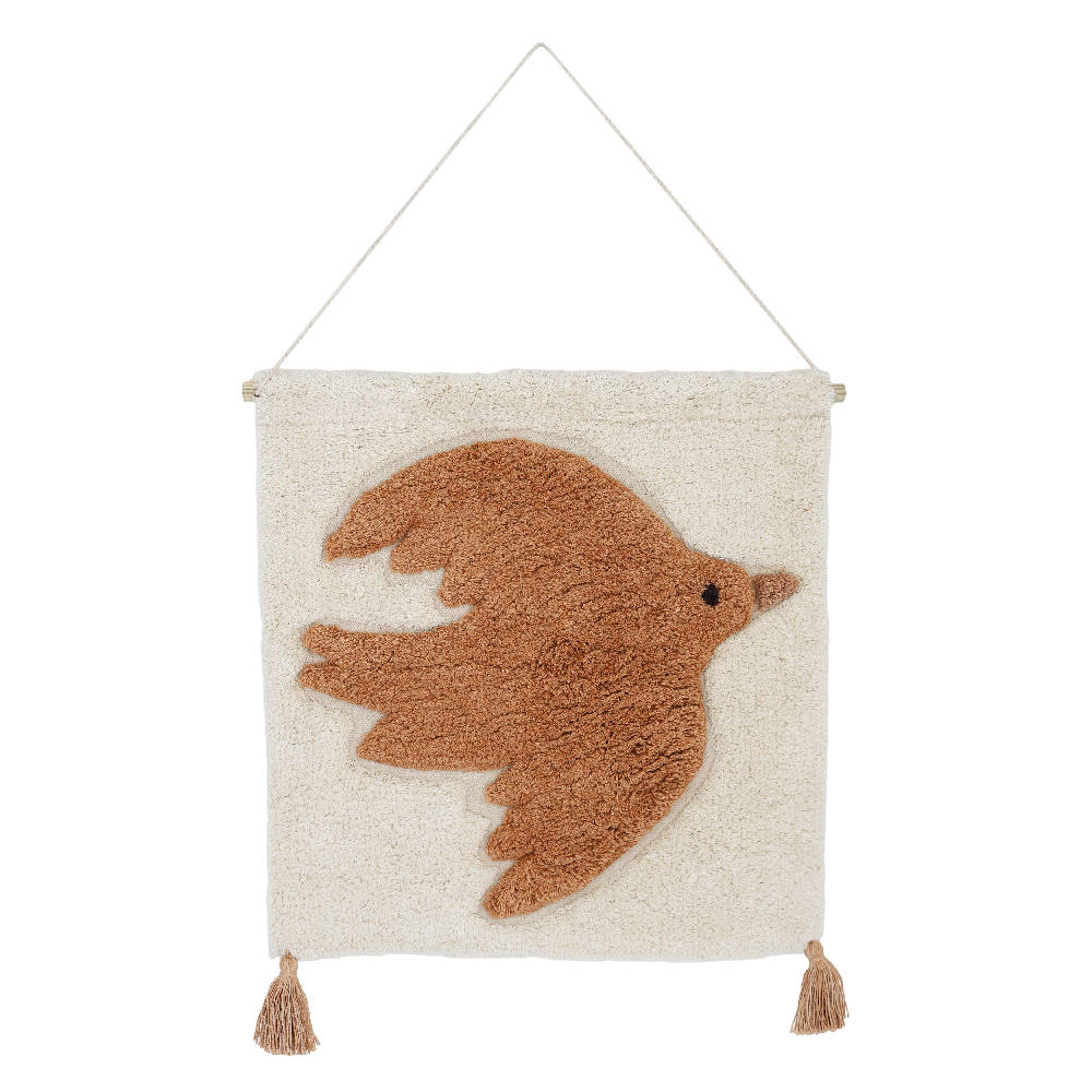 <strong>Nattiot</strong> <BR> Muurhanger/ Wandkleed BohoBird <BR> Toast <BR> 40x34 cm
