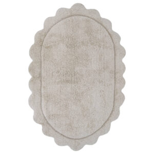 <strong>Nattiot</strong> <BR> Ovaal vloerkleed Marisa <BR> Ecru <BR> 150x100 cm