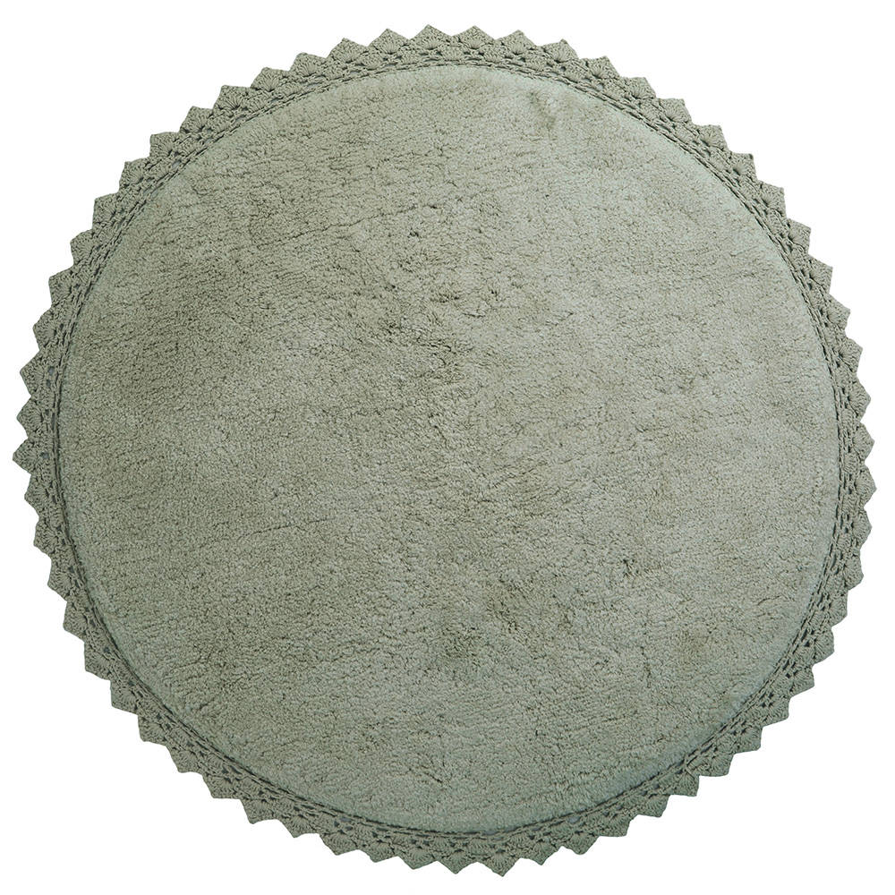 <strong>Nattiot</strong> <BR> Vloerkleed Perla <BR> Olive <BR> &Oslash;110 cm