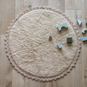 <strong>Nattiot</strong> <BR> Vloerkleed Perla <BR> Sable <BR> Ø110 cm - Afbeelding 2