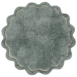 <strong>Nattiot</strong> <BR> Vloerkleed Sweet April <BR> Aqua <BR> Ø120 cm - Afbeelding 2
