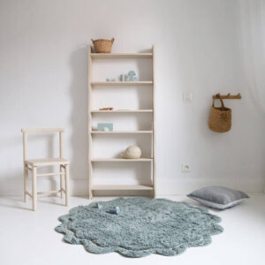 <strong>Nattiot</strong> <BR> Vloerkleed Sweet April <BR> Aqua <BR> Ø120 cm - Afbeelding 4