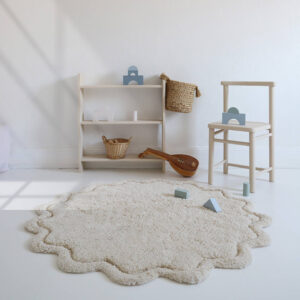 <strong>Nattiot</strong> <BR> Vloerkleed Sweet April <BR> Ecru <BR> Ø120 cm - Afbeelding 4