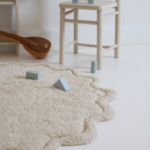 <strong>Nattiot</strong> <BR> Vloerkleed Sweet April <BR> Ecru <BR> Ø120 cm - Afbeelding 7