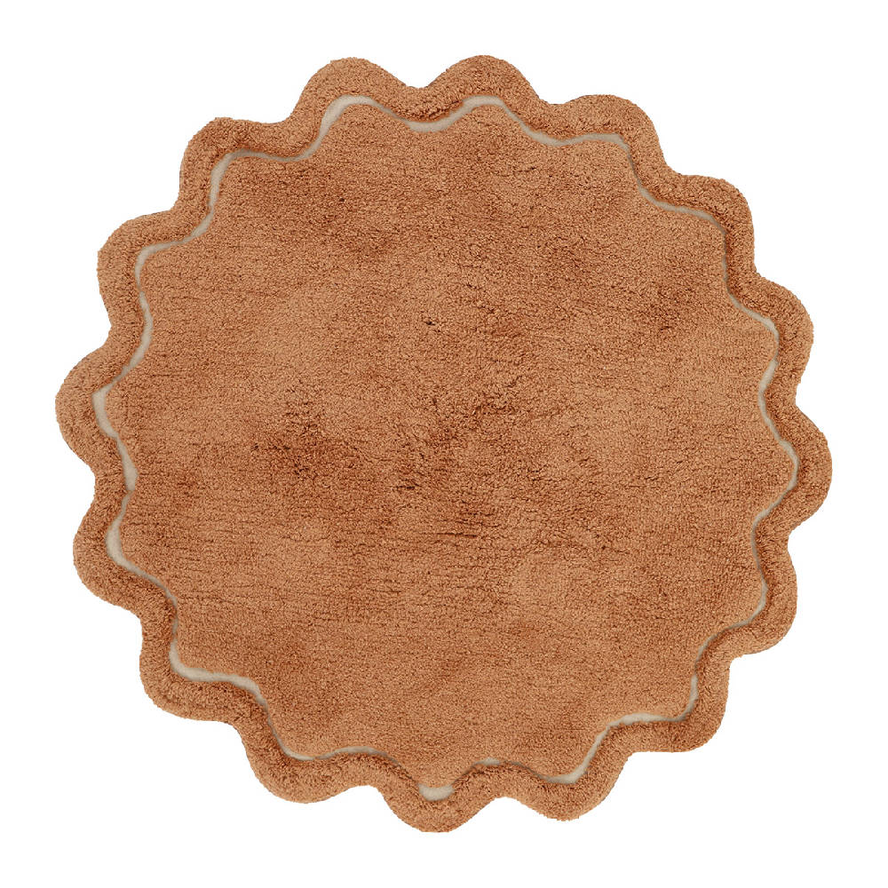<strong>Nattiot</strong> <BR> Vloerkleed Sweet April <BR> Toffee <BR> &Oslash;120 cm
