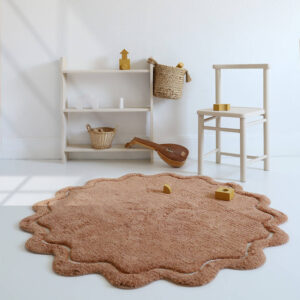 <strong>Nattiot</strong> <BR> Vloerkleed Sweet April <BR> Toffee <BR> Ø120 cm - Afbeelding 2