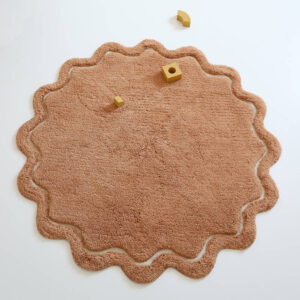 <strong>Nattiot</strong> <BR> Vloerkleed Sweet April <BR> Toffee <BR> Ø120 cm - Afbeelding 4