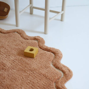 <strong>Nattiot</strong> <BR> Vloerkleed Sweet April <BR> Toffee <BR> Ø120 cm - Afbeelding 5