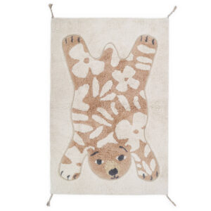<strong>Nattiot</strong> <BR> Vloerkleed Flowerbear <BR> Katoen <BR> 170x120 cm