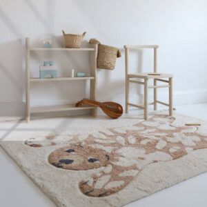 <strong>Nattiot</strong> <BR> Vloerkleed Flowerbear <BR> Katoen <BR> 170x120 cm - Afbeelding 2