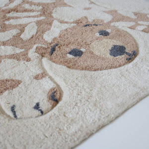 <strong>Nattiot</strong> <BR> Vloerkleed Flowerbear <BR> Katoen <BR> 170x120 cm - Afbeelding 3