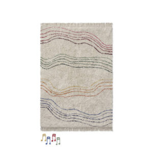 <strong>Lorena Canals</strong> <BR> Vloerkleed/Speelkleed Musical Notes <BR> Colors <BR> 160x120 - 240x170 cm
