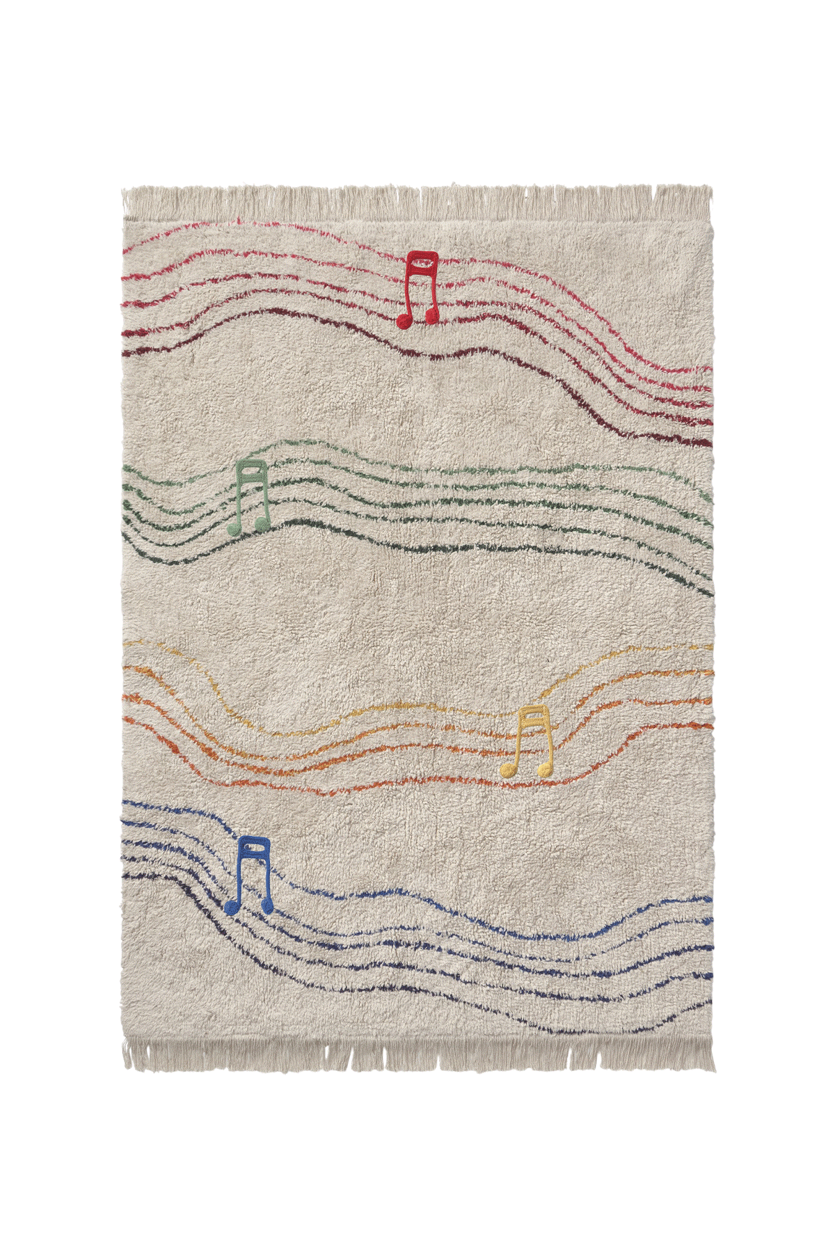 <strong>Lorena Canals</strong> <BR> Vloerkleed/Speelkleed Musical Notes <BR> Colors <BR> 160x120 - 240x170 cm - Afbeelding 2