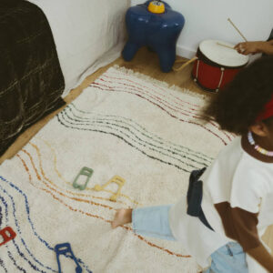 <strong>Lorena Canals</strong> <BR> Vloerkleed/Speelkleed Musical Notes <BR> Colors <BR> 160x120 - 240x170 cm - Afbeelding 3