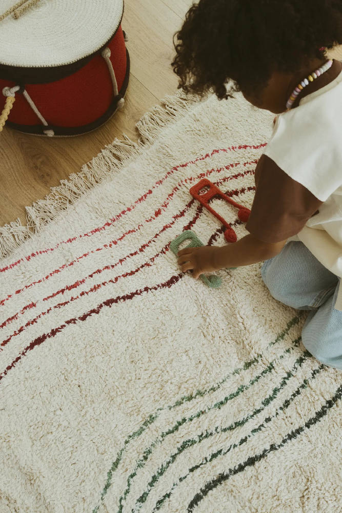 <strong>Lorena Canals</strong> <BR> Vloerkleed/Speelkleed Musical Notes <BR> Colors <BR> 160x120 - 240x170 cm - Afbeelding 4